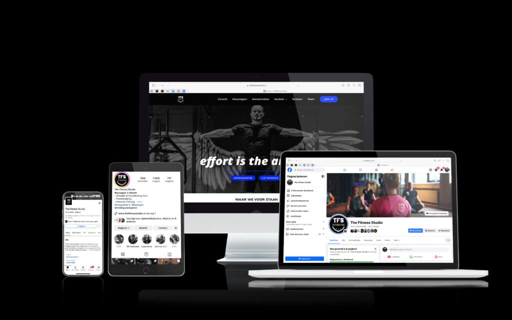 Mock-up website